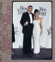 1998 George Clooney Salma Hayek GQ MEN OF THE YEAR Celebrity Transparency Slide - £10.93 GBP
