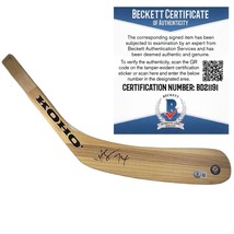 Juuse Saros Nashville Predators Auto Hockey Stick Beckett Autograph Memorabilia - £118.24 GBP