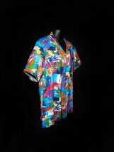 Robert Graham Himalayas  Short Sleeve Colorful Classic Fit Shirt Size Large New image 5