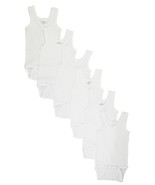 White Tank Top Onezie 6 Pack - £22.04 GBP