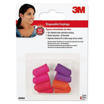 3M 92050H4-DC 32 dB Multicolor Disposable Earplugs for Hearing Protection 1 Pack - £6.04 GBP