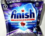Finish Powerball Super Charged Quantum Max Ultimate Clean &amp; Shine 25 Caps - £21.96 GBP