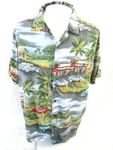 COVINGTON vintage 1990s Men Hawaiian ALOHA shirt pit to pit 25.5 XL musc... - $24.74