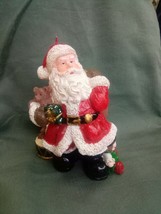 Santa Candle With Packages and Gifts - £15.34 GBP