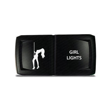 CH4x4 Rocker Switch V2 Girl Lights Symbol - Horizontal - Blue LED - £13.47 GBP
