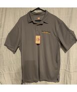 Red Kap L Short Sleeve Grey Polo Shirt with Tag - $19.79