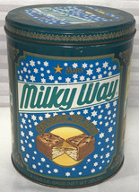 Milky Way Mars Snack Candy Bar Collectible 32oz Metal Tin Canister 7.5" - £17.21 GBP