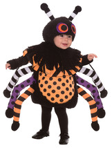 Living Fictions Infant Spider Costume Black and Orange - £93.27 GBP