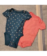 2 Bodysuits Set 0-3 Months (BG08) - $188.08 MXN