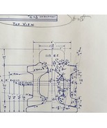 1950 Railroad Bangor Aroostook Headfree 100% Joint RE Rail Blueprint H35... - $165.75 CAD
