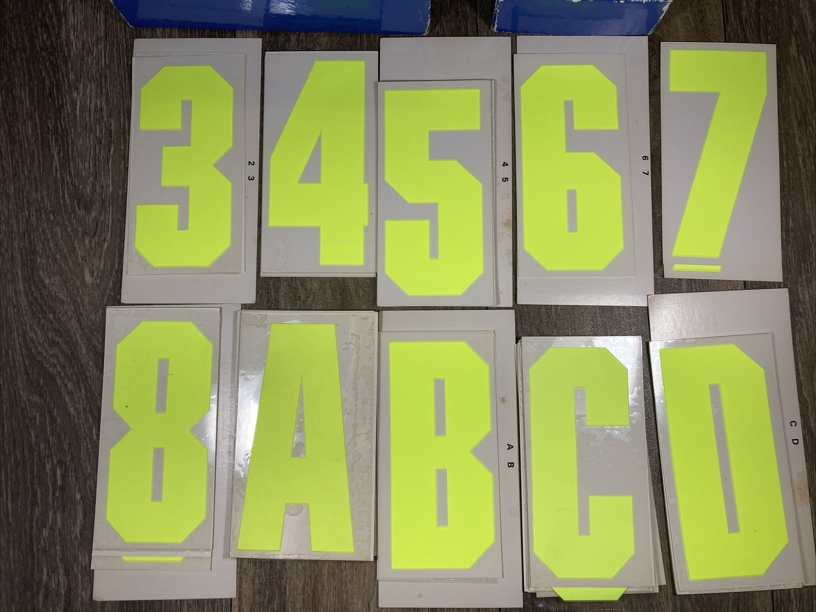 Primary image for 5-1/4" Super Signs Changeable Window Sign Kit Neon Yellow Cling Letters/Numbers
