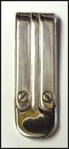 Vintage Sterling Silver Mid Century Money Clip Sleek Styling 16.4 grams - £51.36 GBP