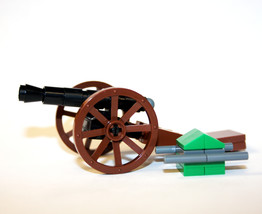 Minifigures Cannon Napoleonic Napoleon Civil War Army Weapon Gun Toys - $132.92 MXN