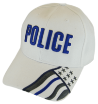 Police Law Enforcement Adjustable Baseball Cap (White) - $16.95