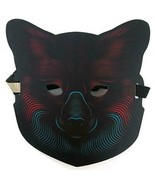 Sound Reactive LED Flashing Mask Sound Activated Street Dance Unisex Hal... - £7.87 GBP