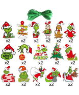 32 Xmas Tree Grinch Figure Ornaments Decoration Pendants - $8.00