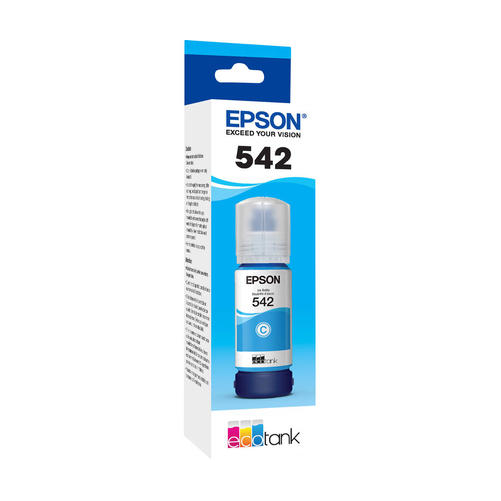 Epson T542220-S EPSON T542 CYAN INK BOTTLE WITH SENSORMATIC - $62.44