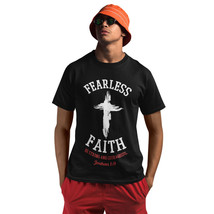Fearless Faith Grunge Cross Streetwear Crew Neck Short Sleeve T-Shirts,S-4XL - £11.76 GBP