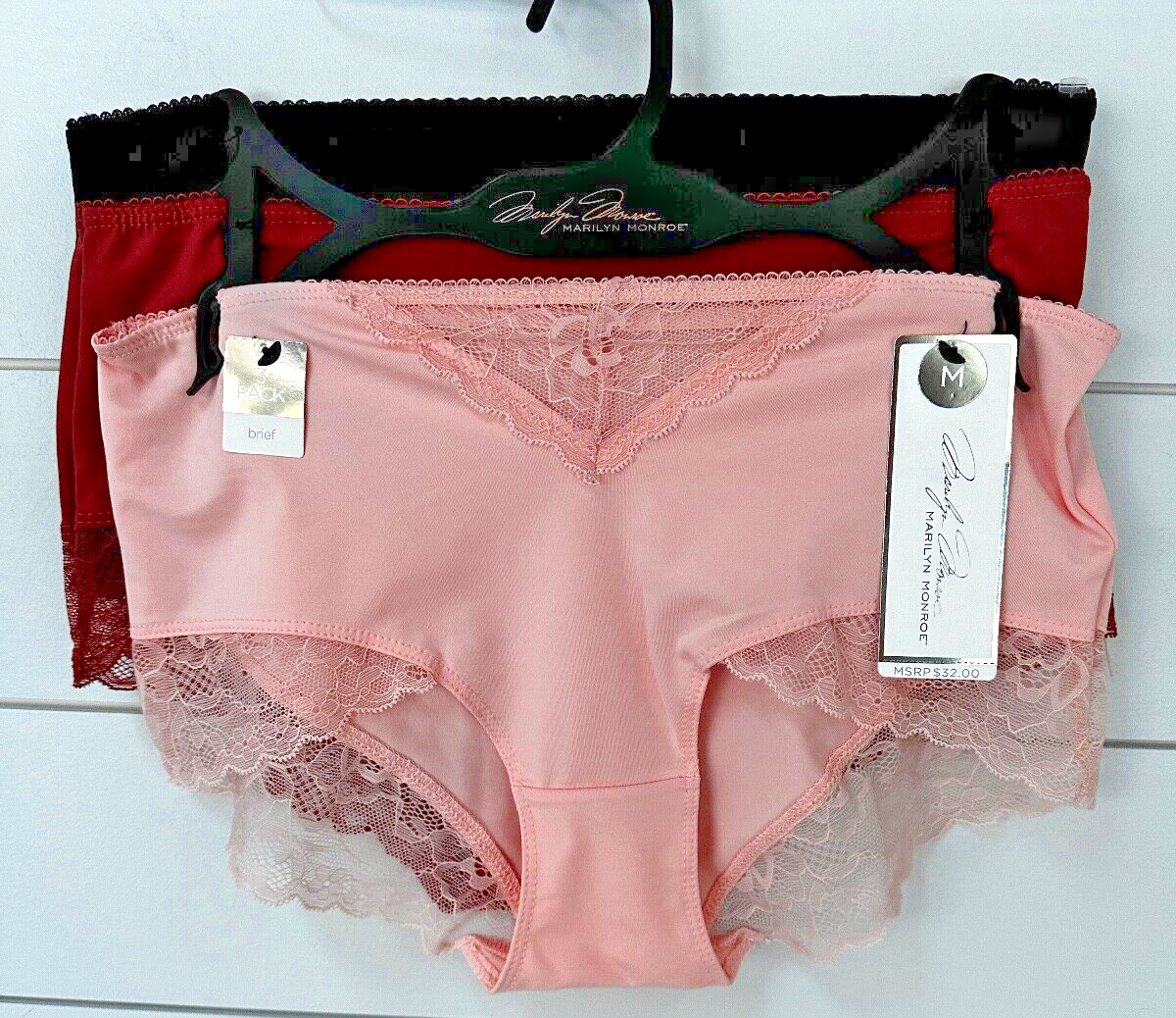 ADRIENNE VITTADINI ~ Womens Brief Underwear Panties Cotton Blend 5