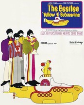 Yellow Submarine - The Beatles - 1968 - Movie Poster - $32.99
