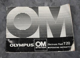 OLYMPUS T20 Electronic Flash Instruction Manual - £1.36 GBP