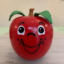 Vintage 1972 Fisher Price Happy Apple 435 Roly Poly Chime Toy Short Stem... - £17.49 GBP