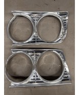 1963 Ford Fairlane 500 Headlight Bezels Molding Buckets Surround Trim Ra... - $156.98 CAD