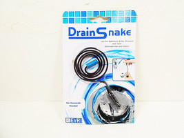 Bathroom Sink Drain Snakes Flexible Brush Hair Removing Tub 28"  Shower Snake 1p - £5.30 GBP