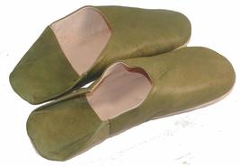 Fair Trade Mens Leather Morocco Moroccan Slippers Babouche Loafers Soft ... - £26.20 GBP