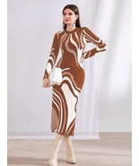 Look Time Life Mulvari Allover Pattern Sweater Dress - $54.00