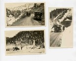 1930&#39;s Car 3 Photos People Tunnel Bridge Frozen Creek Dirt Road Rock For... - $17.82