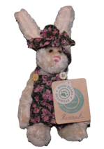 NEW w/Original Tags – Boyds Bears – “Hannah” Beige Rabbit Floral Jumper Headband - $5.00