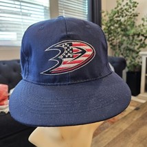 Anaheim Mighty Ducks Hat American Flag Promotional Snapback Flag Brim Un... - $223.51 MXN