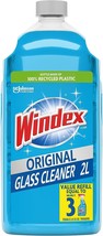 Windex Glass Cleaner Spray Refill, Original Blue Window Cleaner Works on Smudges - £22.37 GBP