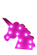Unicorn LED Marquee Decor Indoor Outdoor Hangs Or Stands Battery Operate... - £11.05 GBP