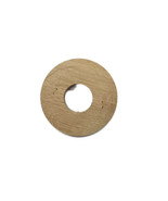 wooden radiator pipe covers OAK unfinish raw rosette pipe collar low pro... - $3.87