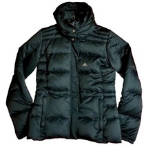 Adidas Women Small S Puffer Black Goose Down Winter Jacket - £42.64 GBP