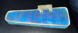 American Girl Glitter Toy Electric Guitar Case Retired 2004 Blue Sparkle... - $12.00