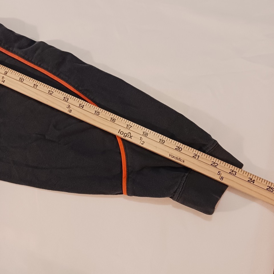 NFL Chicago Bears Football Mens Faded Black & Orange T-Shirt Long Sleeve Size XL Item image 10