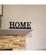 Wood Home Letter Sign Free Standing Cutout Home Word Decorative Home Tab... - £13.40 GBP
