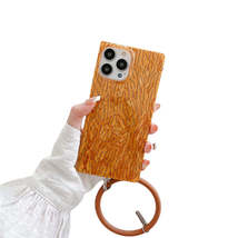 Anymob iPhone Case Orange Luxury Glitter Shell Pattern with Bracelet Cover - £22.70 GBP