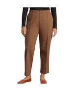 Everlane Heather Auburn Brown Dream Pant Knit Cropped Vertical Seam Pant... - $42.89 CAD