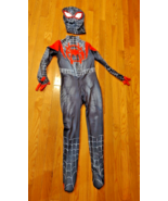 Kid’s Spider Man Red black Costume Unitard with Mask Size 6-7 Movie 130CM - $129.84 MXN