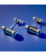 ORIGINAL Real TIFFANY Co Atlas Column Bar Groove Cuff links 925 STERLING... - $755.25