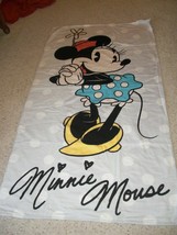 WDW Disney Parks Minnie Mouse Timeless Large Beach/Bath Towel 64&quot; X 34&quot; ... - £23.97 GBP