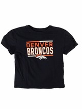 Denver Broncos T-Shirt - Kid&#39;s Size L (7) - Black - £7.09 GBP