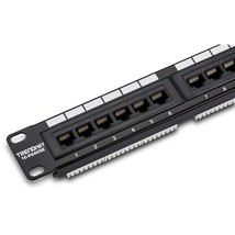 TRENDnet 24-Port Cat5-5e RJ-45 UTP Unshielded Patch Panel, Wallmount or Rackmoun - £36.22 GBP