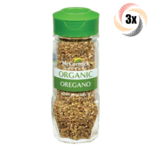3x Shakers McCormick Gourmet Organic Oregano Seasoning | GMO Free | .5oz - £19.05 GBP