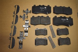 Brembo Brake Pads w Pins Clips Heat Shields Front &amp; Rear Pads SRT8 GC Ch... - $297.00