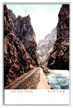 Royal Gorge and Hangin Bridge Colorado Springs CO UNP UDB Postcard M17 - £2.18 GBP